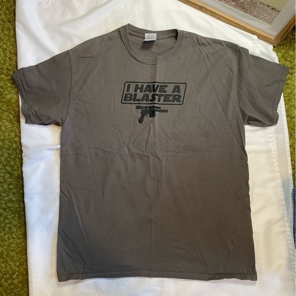 Gildan Other - Men’s Gildan size large green/gray short sleeve shirt